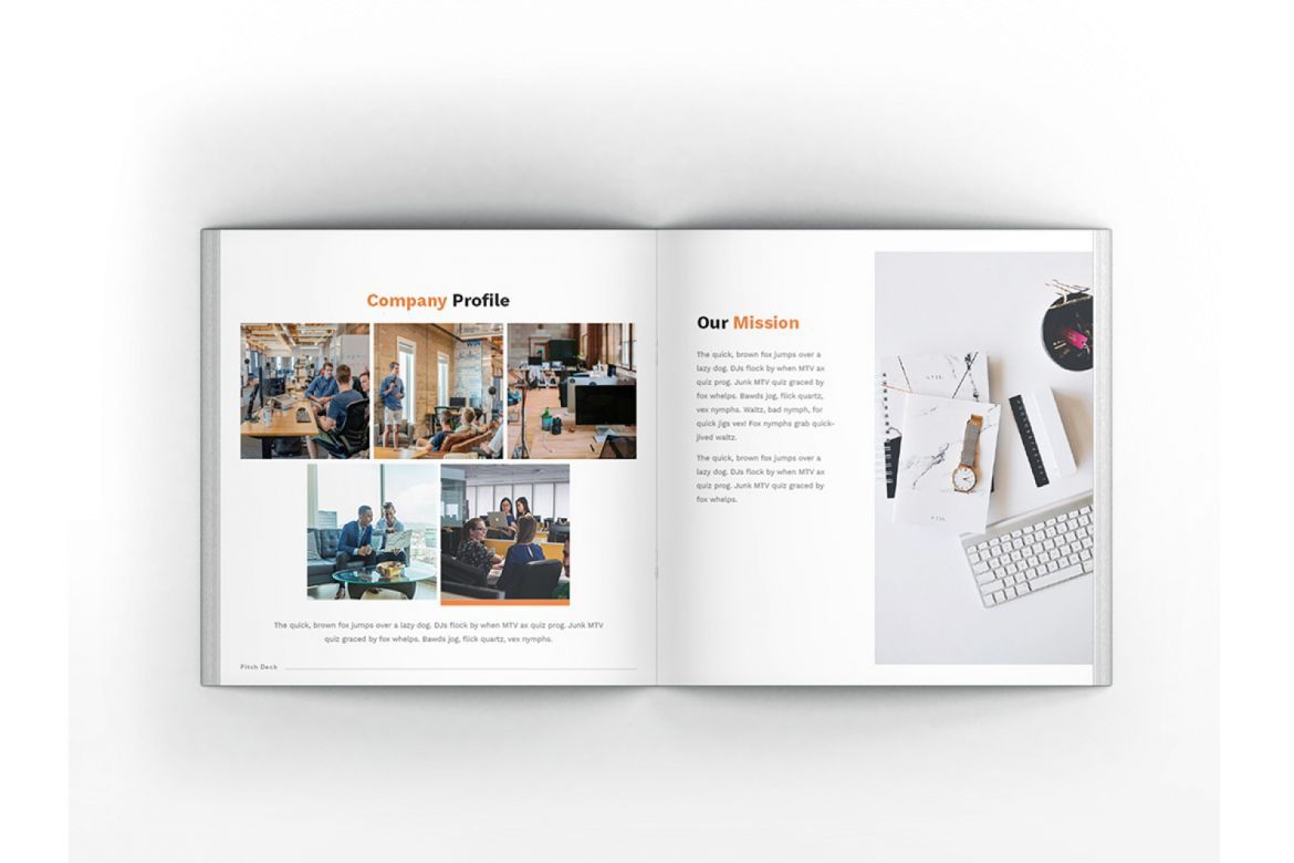 Pitch Deck Square Brochure - view 7