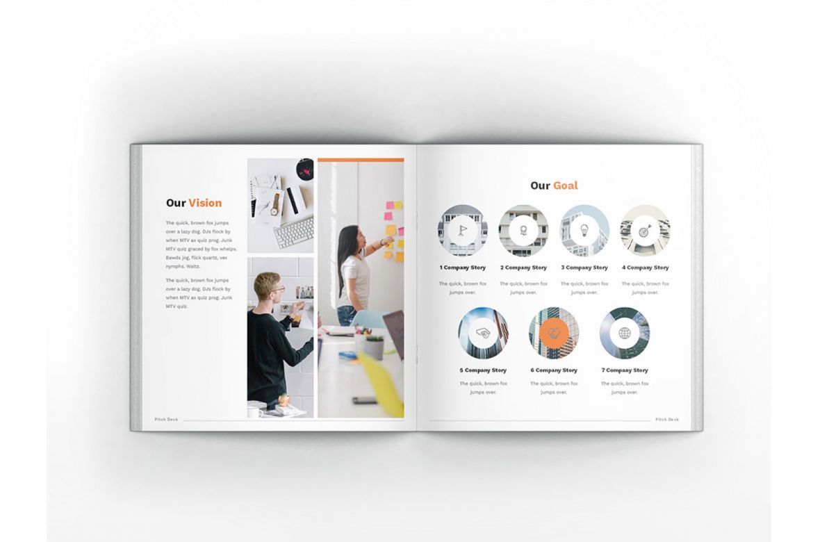 Pitch Deck Square Brochure - view 8