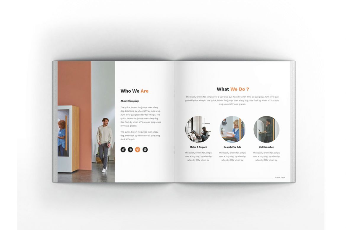 Pitch Deck Square Brochure - view 9
