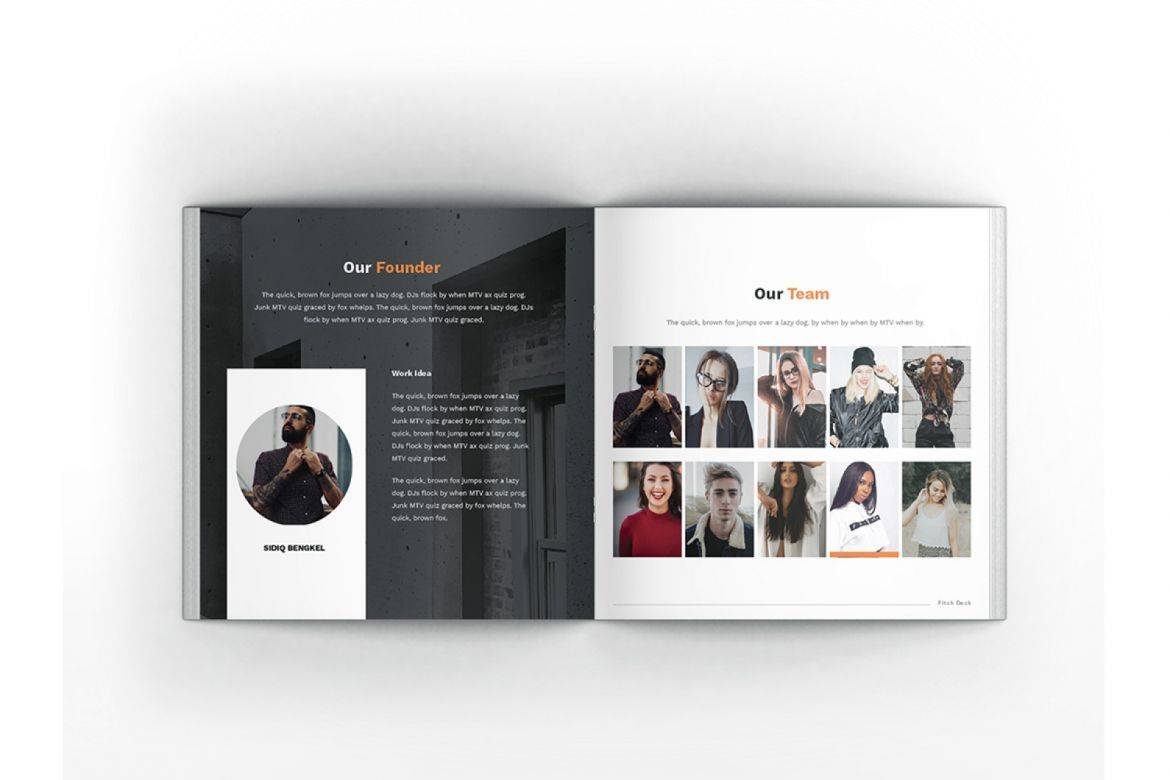 Pitch Deck Square Brochure - view 11