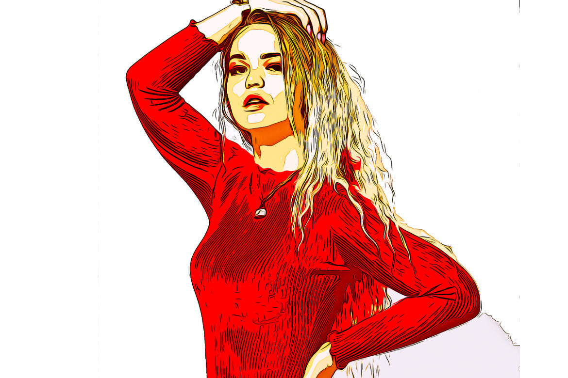 Cartoon Oil FREE Photoshop Action - view 10