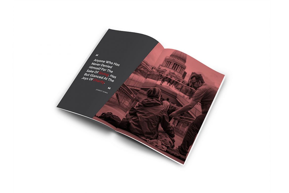 Charity A4 Brochure Template - view 3