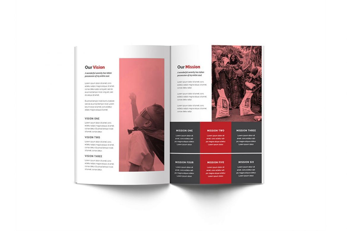 Charity A4 Brochure Template - view 6
