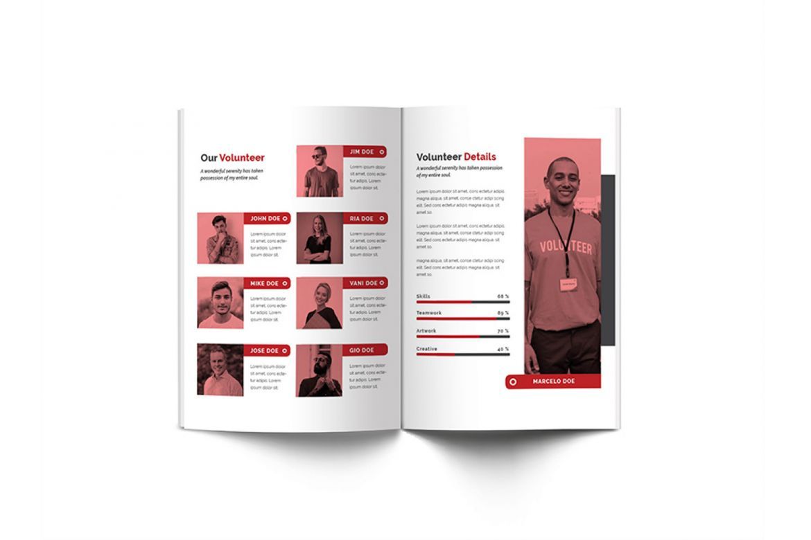 Charity A4 Brochure Template - view 9