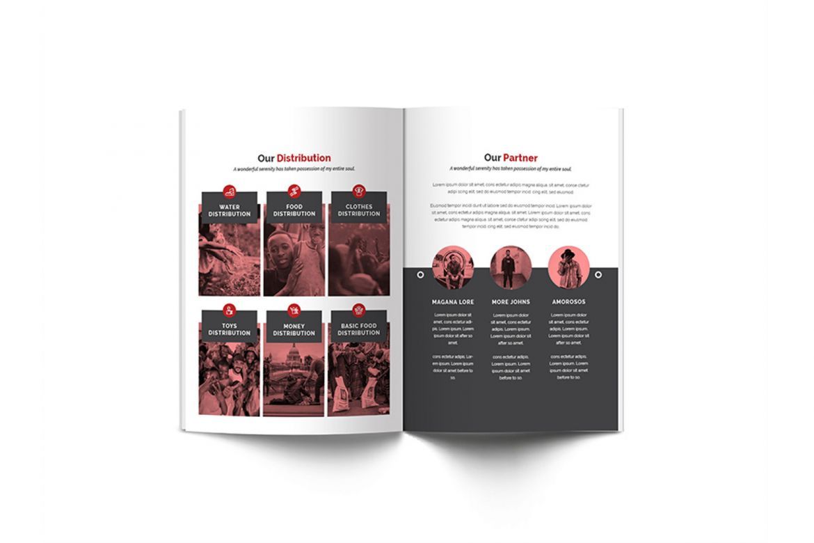 Charity A4 Brochure Template - view 12