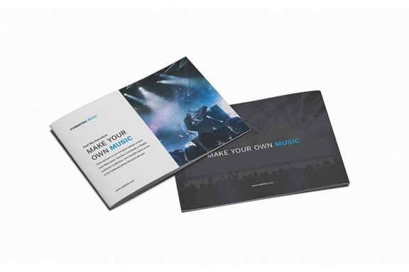 Music A5 Brochure Template