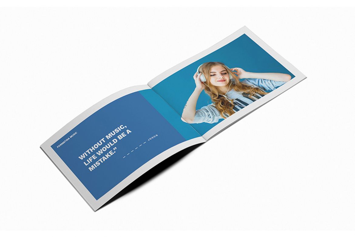 Music A5 Brochure Template - view 5