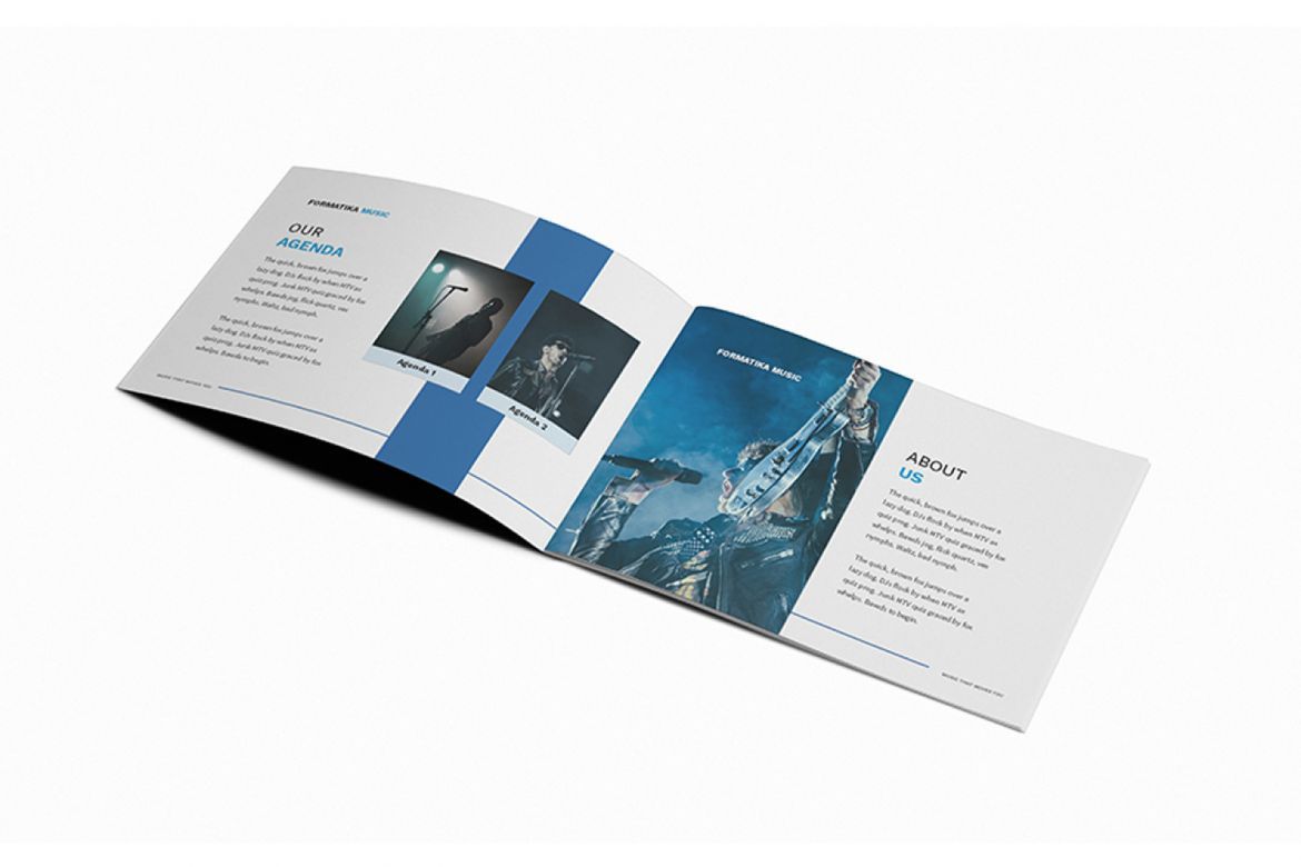 Music A5 Brochure Template - view 6