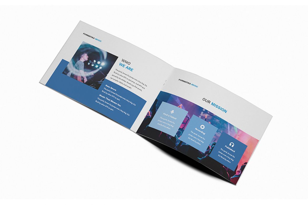 Music A5 Brochure Template - view 8