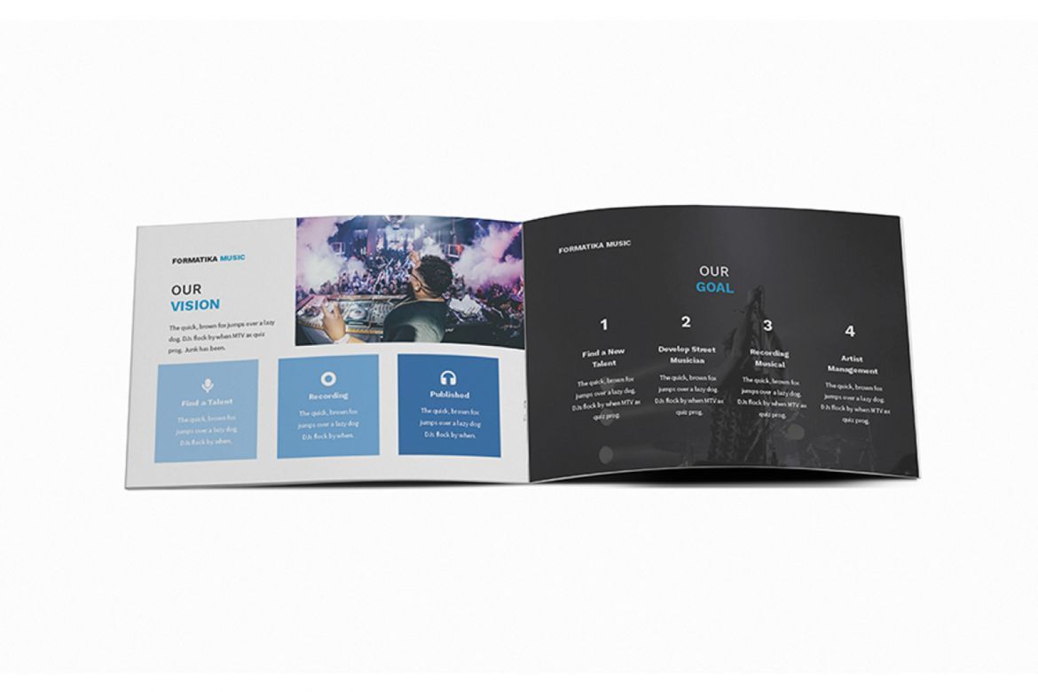 Music A5 Brochure Template - view 9