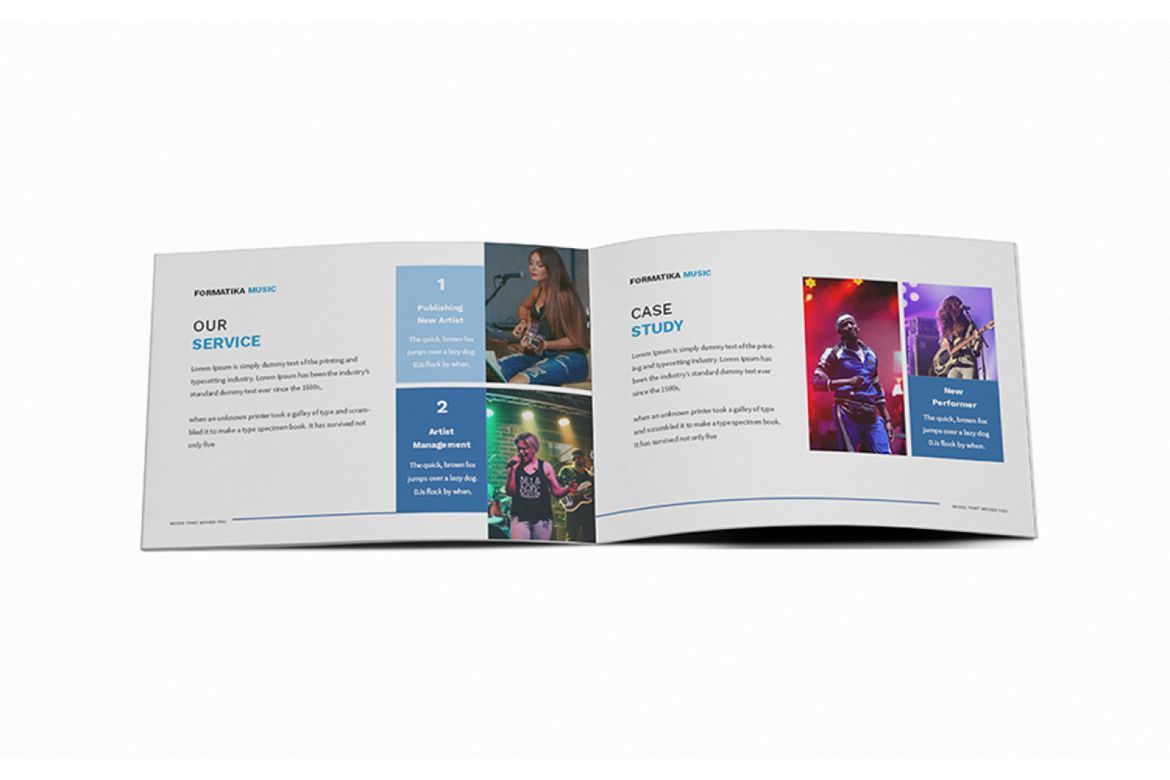 Music A5 Brochure Template - view 10