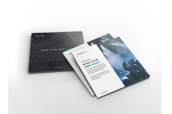 Music Square Brochure Template
