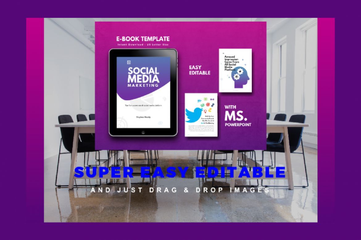 16 Pages Social Media Marketing eBook Template PowerPoint - view 10