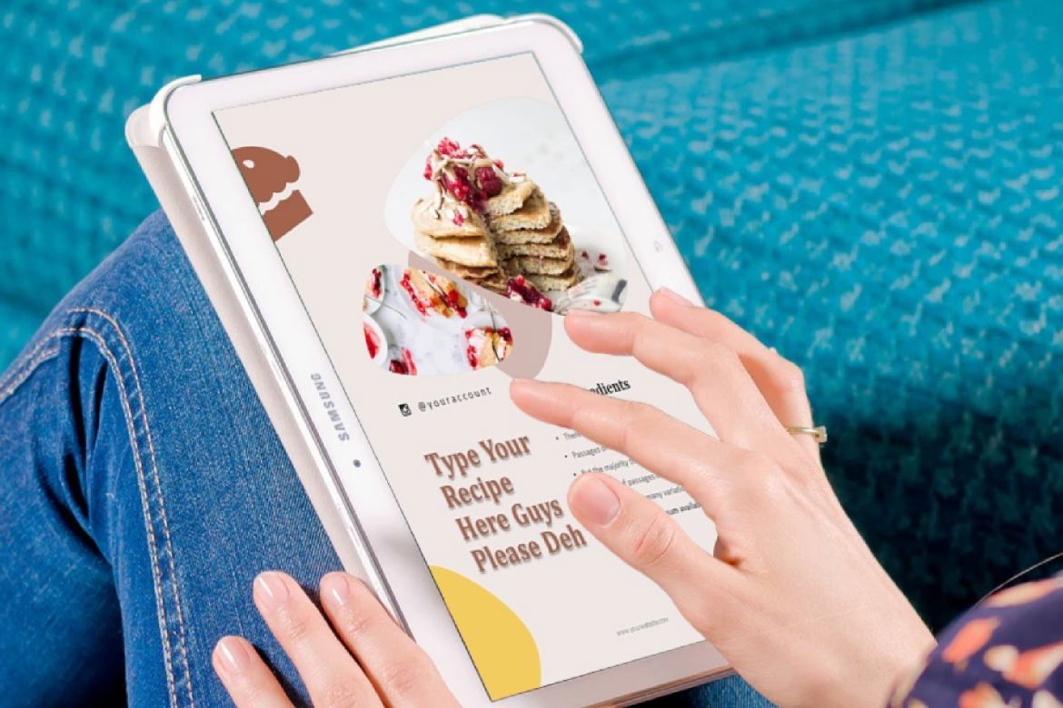 16 Pages Bakery Recipe eBook Template PowerPoint alternate