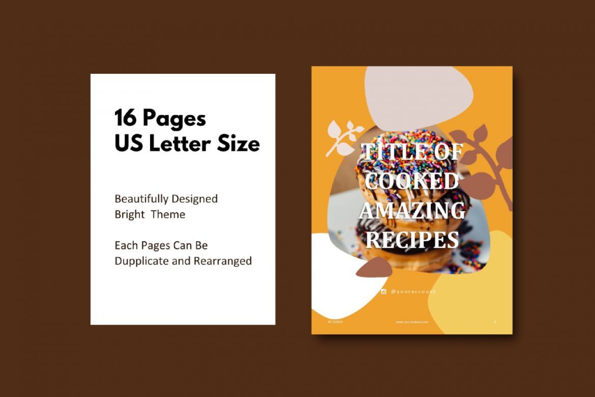 16 Pages Bakery Recipe eBook Template PowerPoint alternate