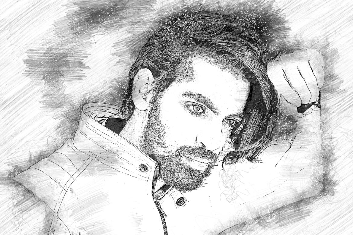 Digital Sketch FREE Photoshop Action - view 8