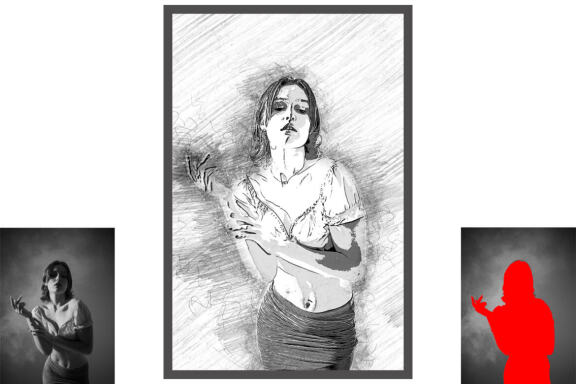 Digital Sketch FREE Photoshop Action