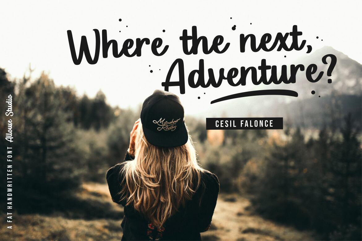 Luckyfield FREE Font alt