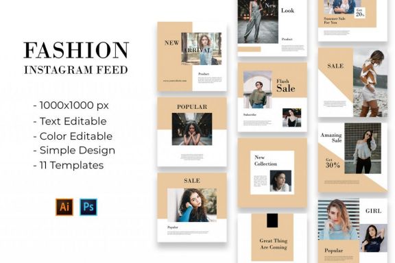 Fashion Intagram Feed Templates