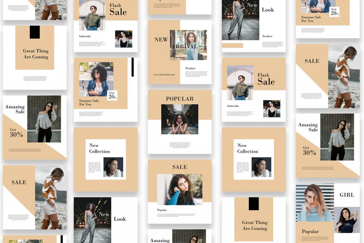 Fashion Intagram Feed Templates alternate