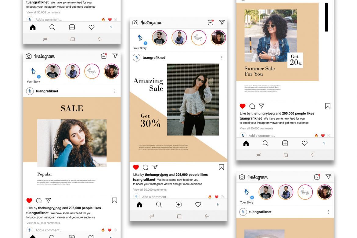 Fashion Intagram Feed Templates - view 3