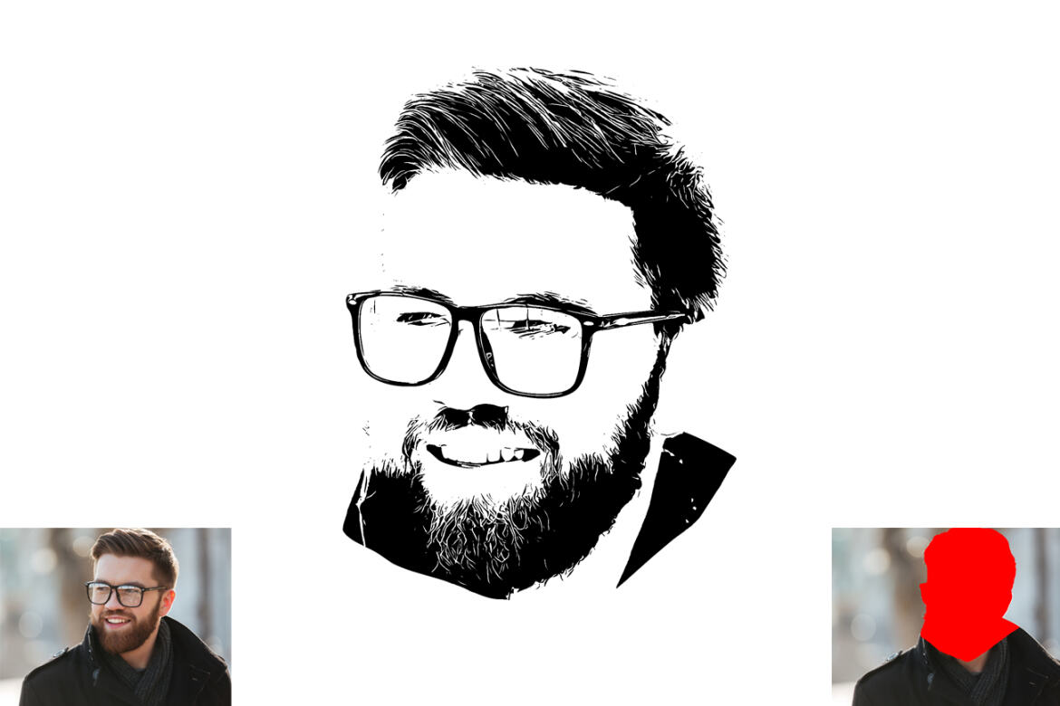 Vector Trace FREE Photoshop Action - view 6