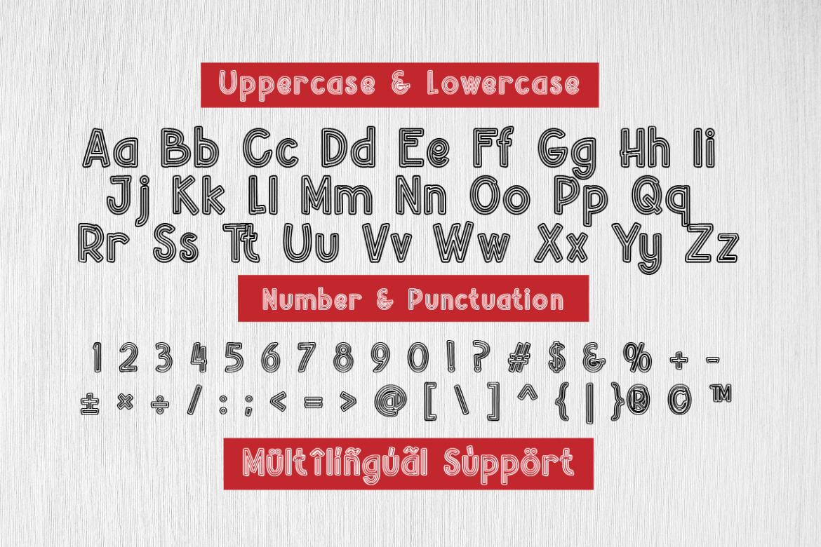 Beuna Line FREE Display Font - view 2