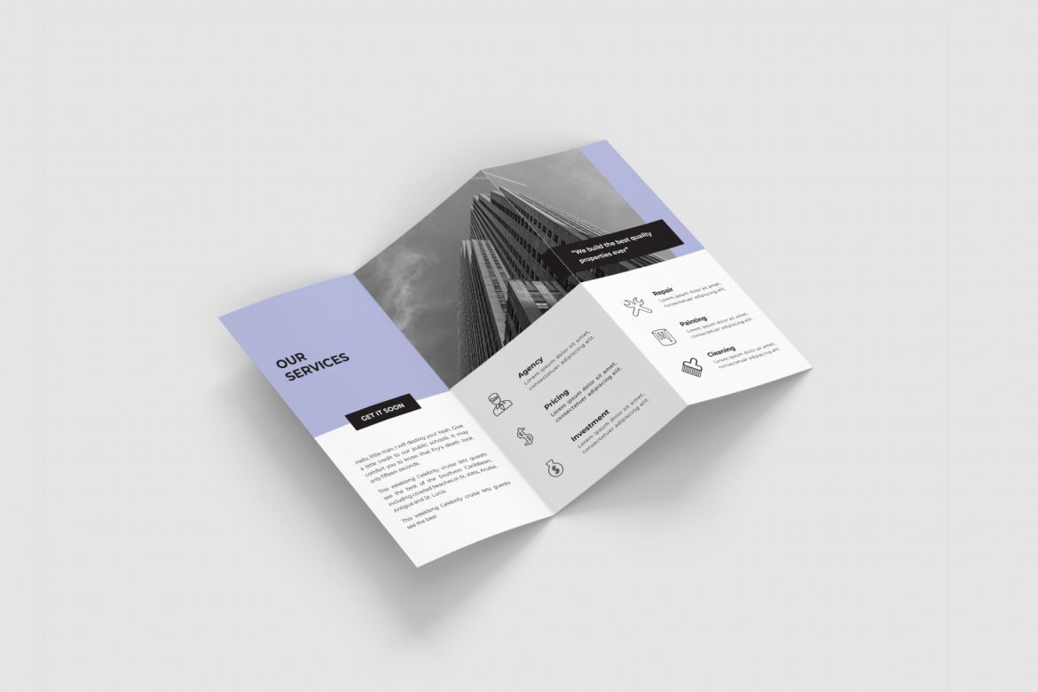Corporate Trifold Brochure alternate