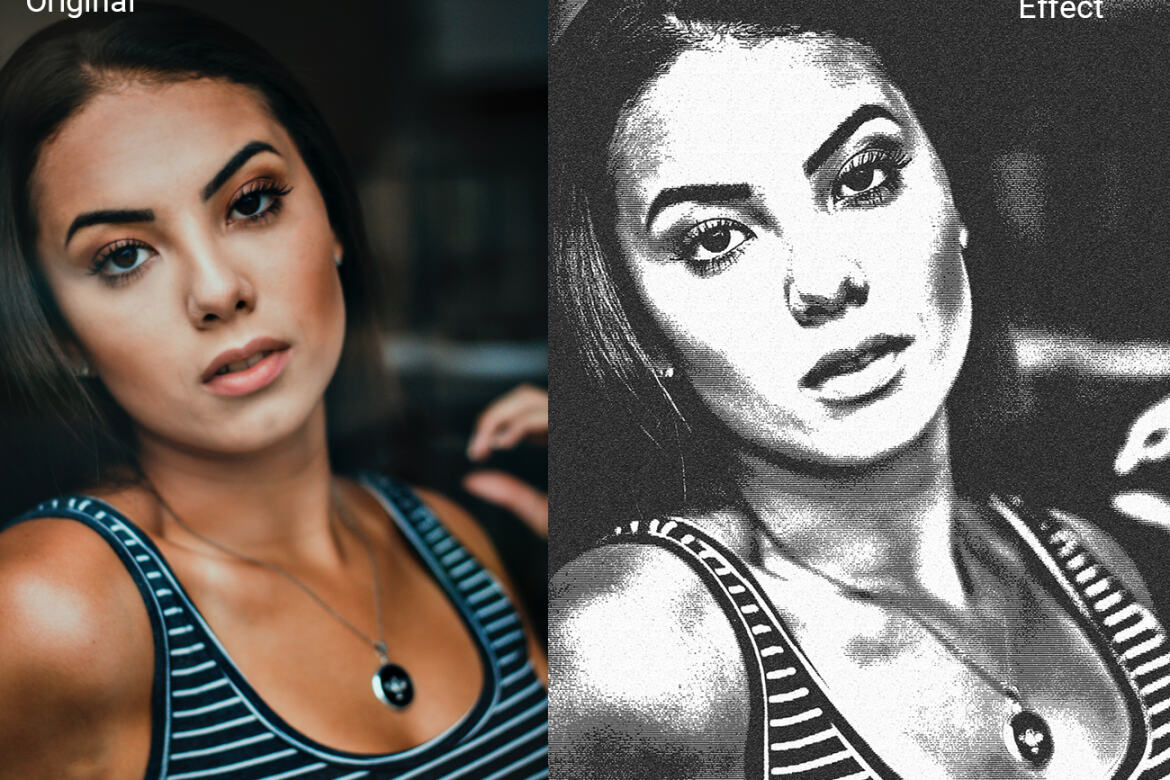 Novel Sketch Portrait FREE Photoshop Action - view 9