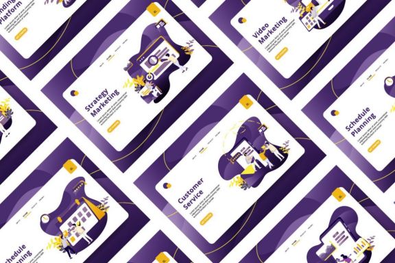 Business Marketing Vector Illustrations