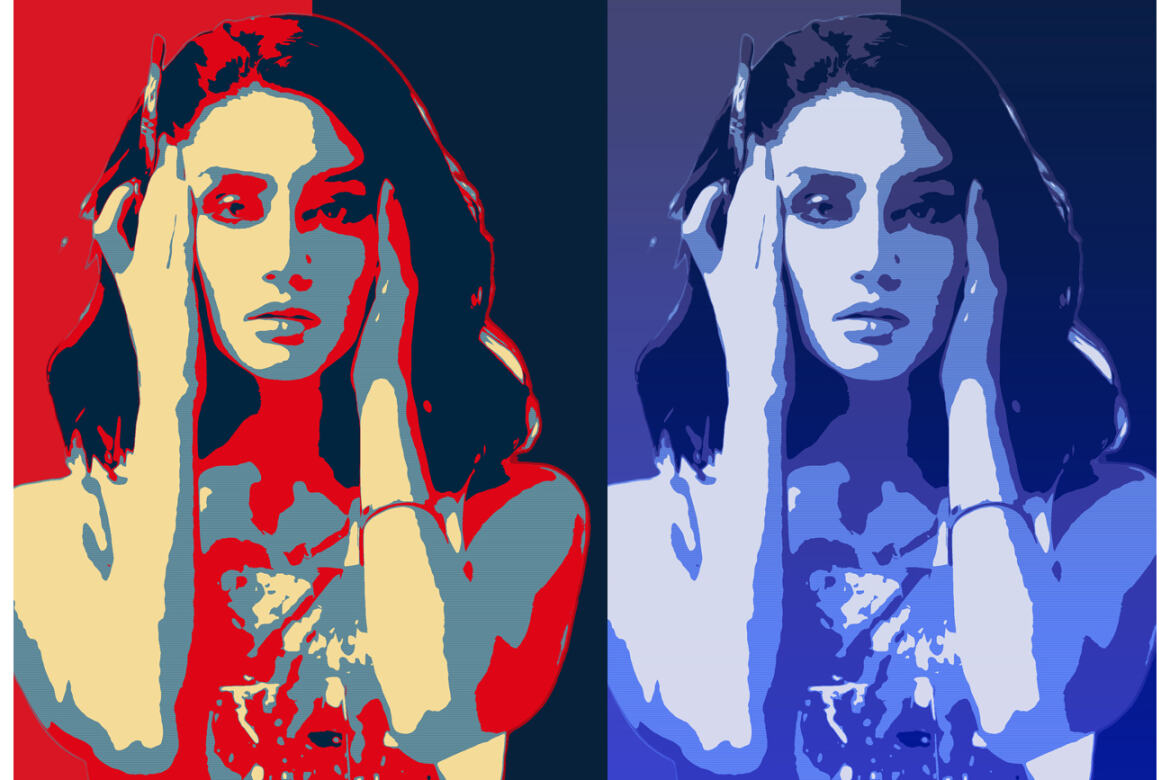 Hope Poster Style FREE Photoshop Action - view 5