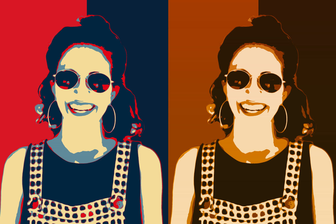 Hope Poster Style FREE Photoshop Action - view 3