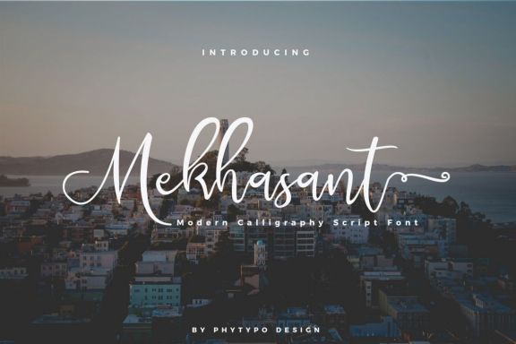 Mekhasant Calligraphy Script Font