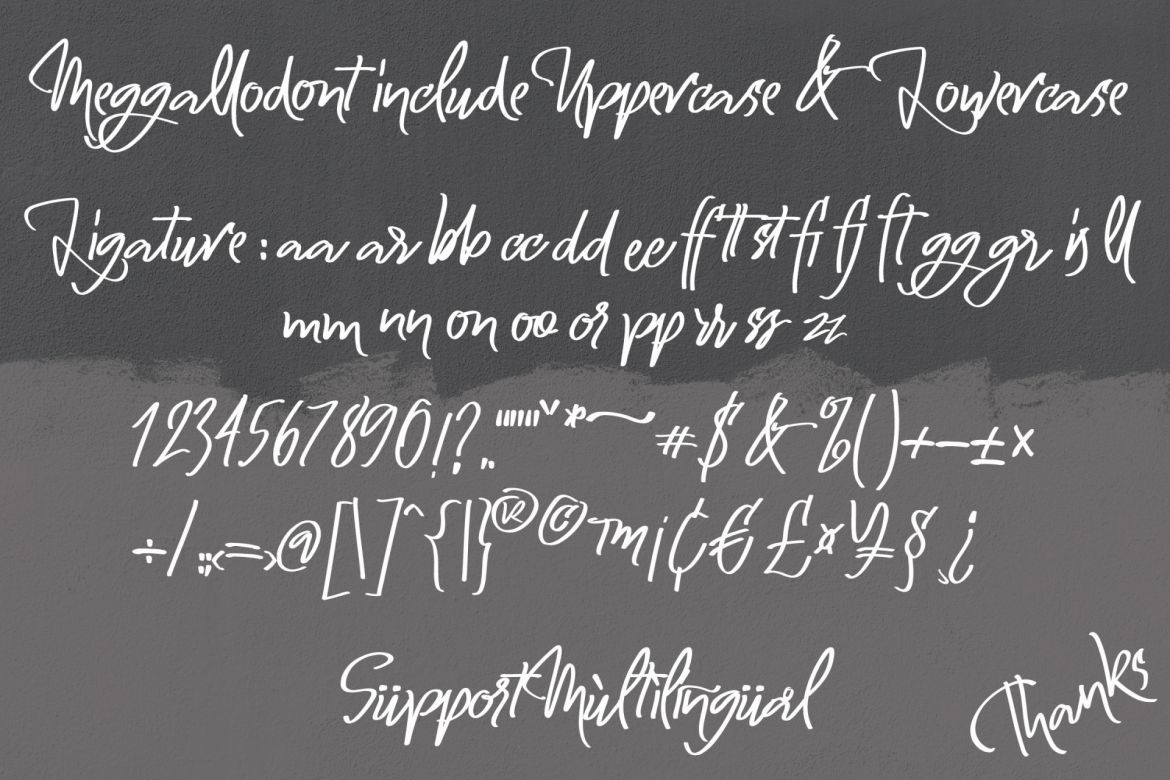 Meggallodont Fun Typeface alt