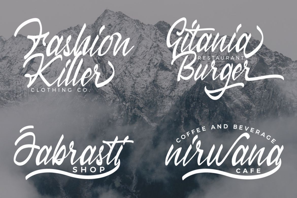 Himallaya Script Font - view 4