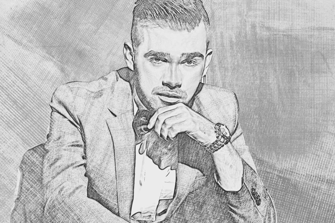 Artistic Sketch FREE Photoshop Action alternate