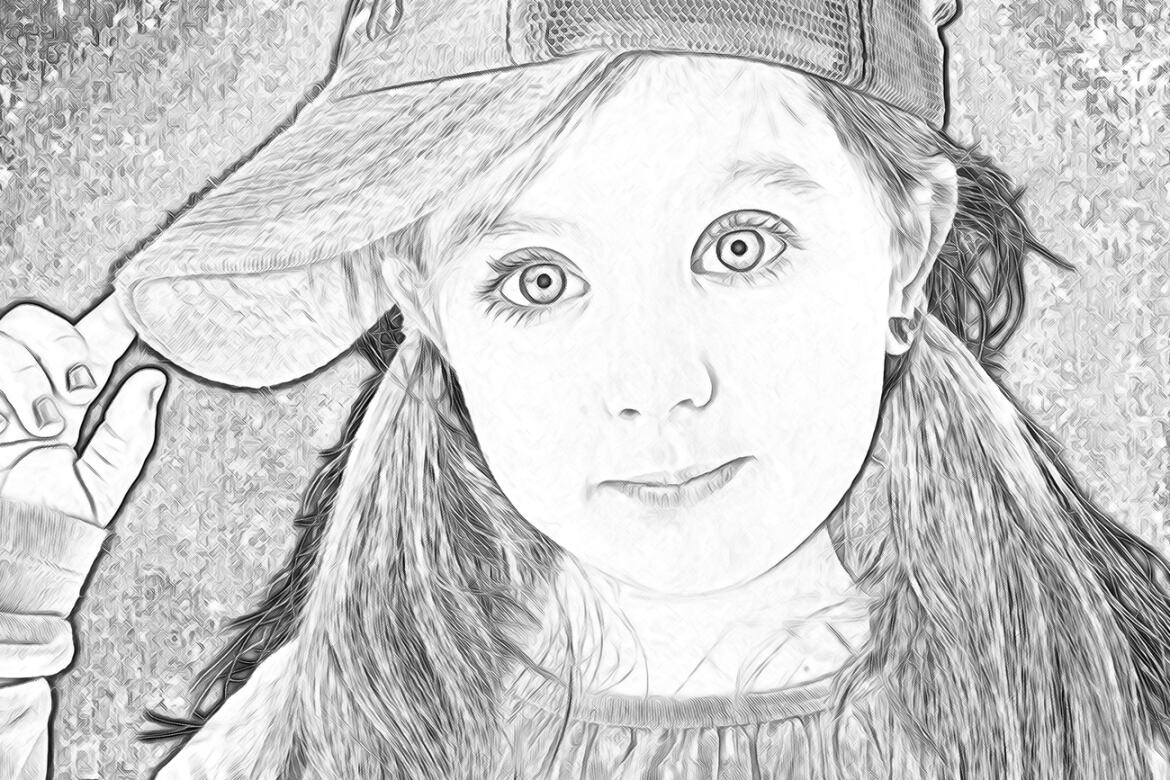 Oil Sketch Portrait FREE Photoshop Action - view 4