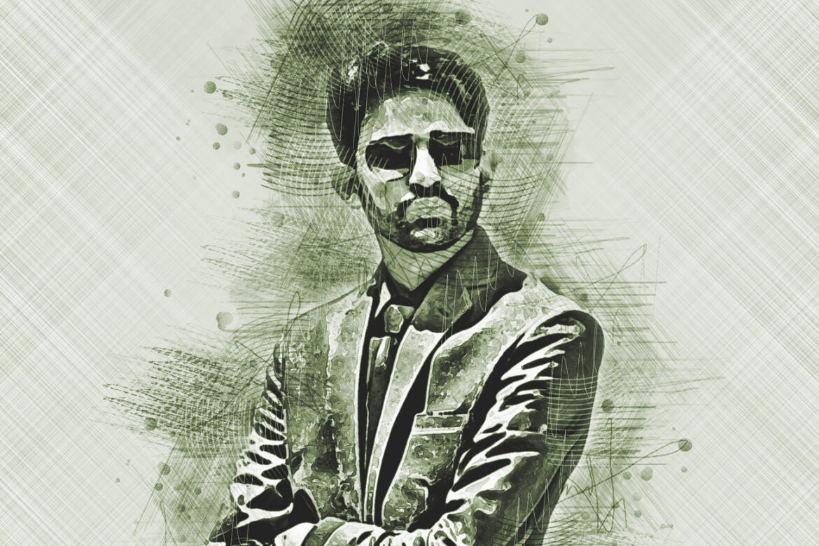 Pencil Canvas Sketch FREE Photoshop Action - view 5