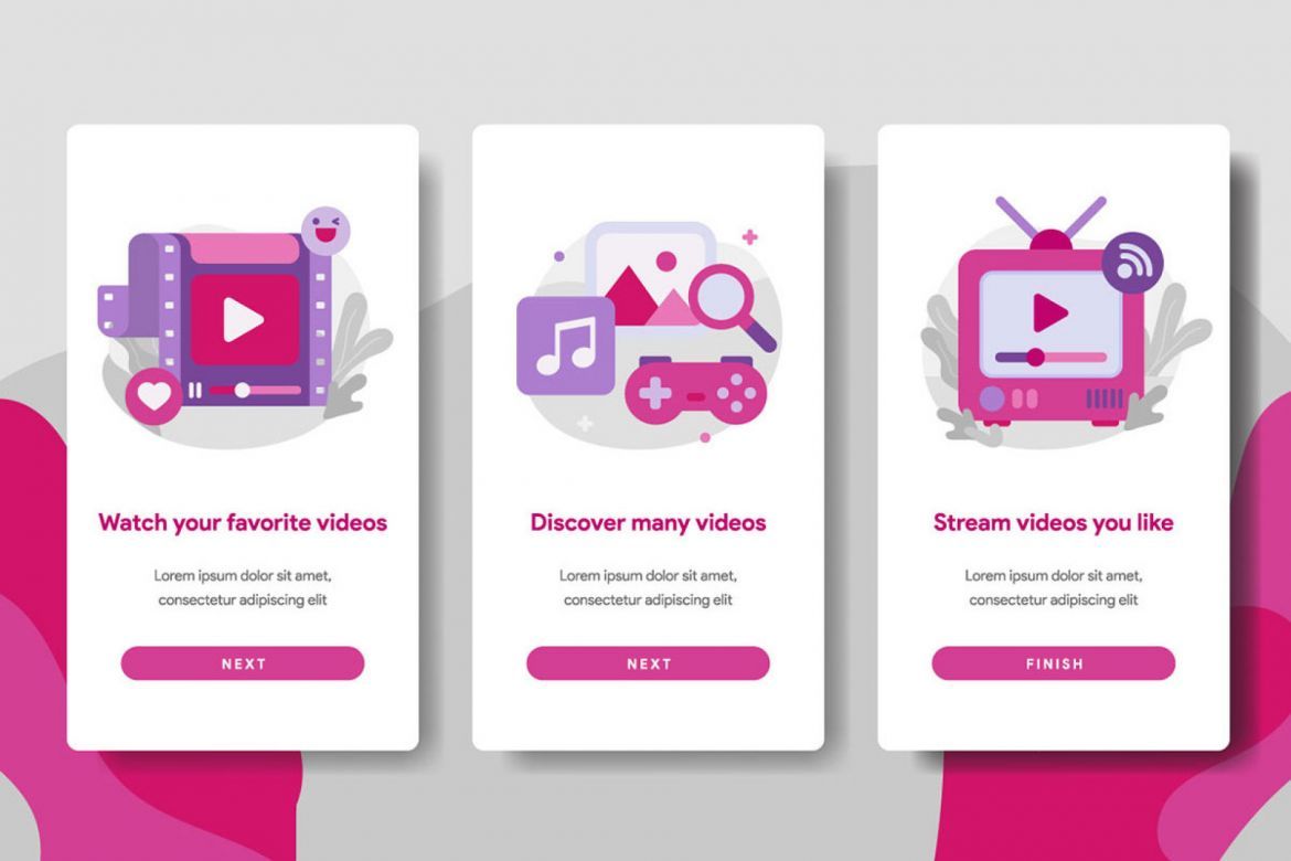 Onboarding Mobile App Illustrations alternate