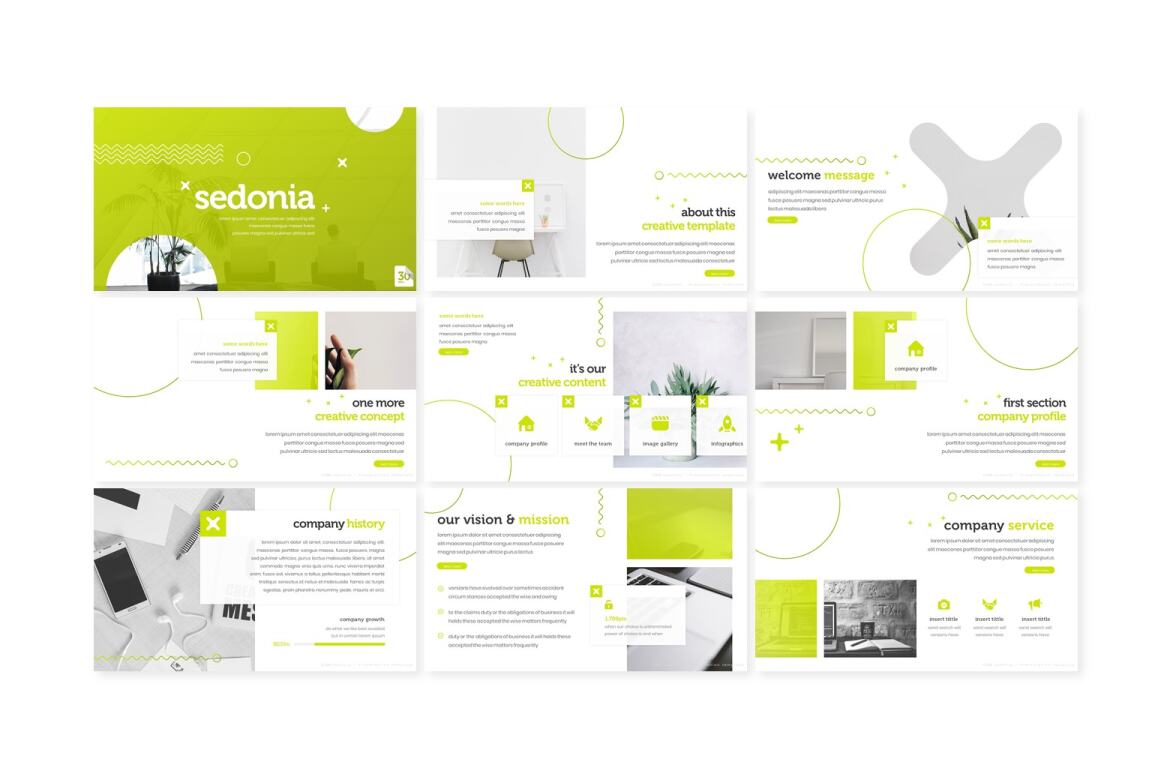 Sedonia FREE Power Point Template alternate