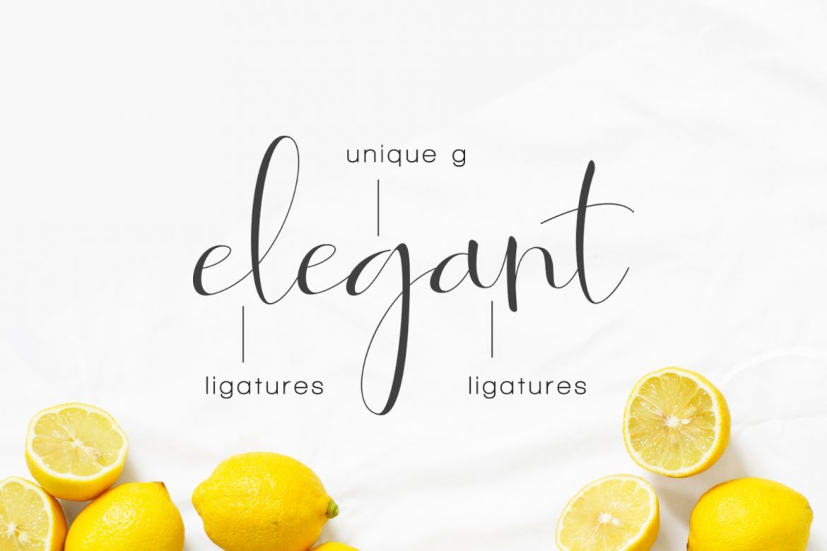 Roselyne - Caligraphy Script - view 5