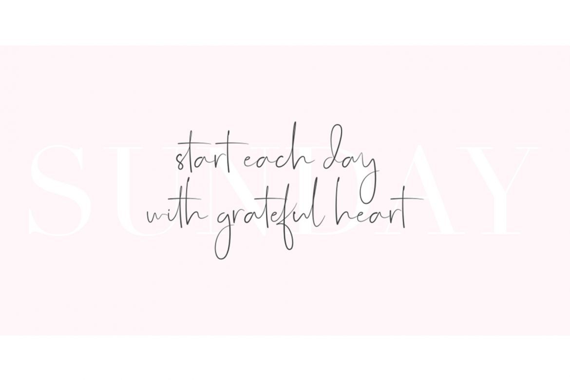 Just Sunday - Family Modern Script - view 4