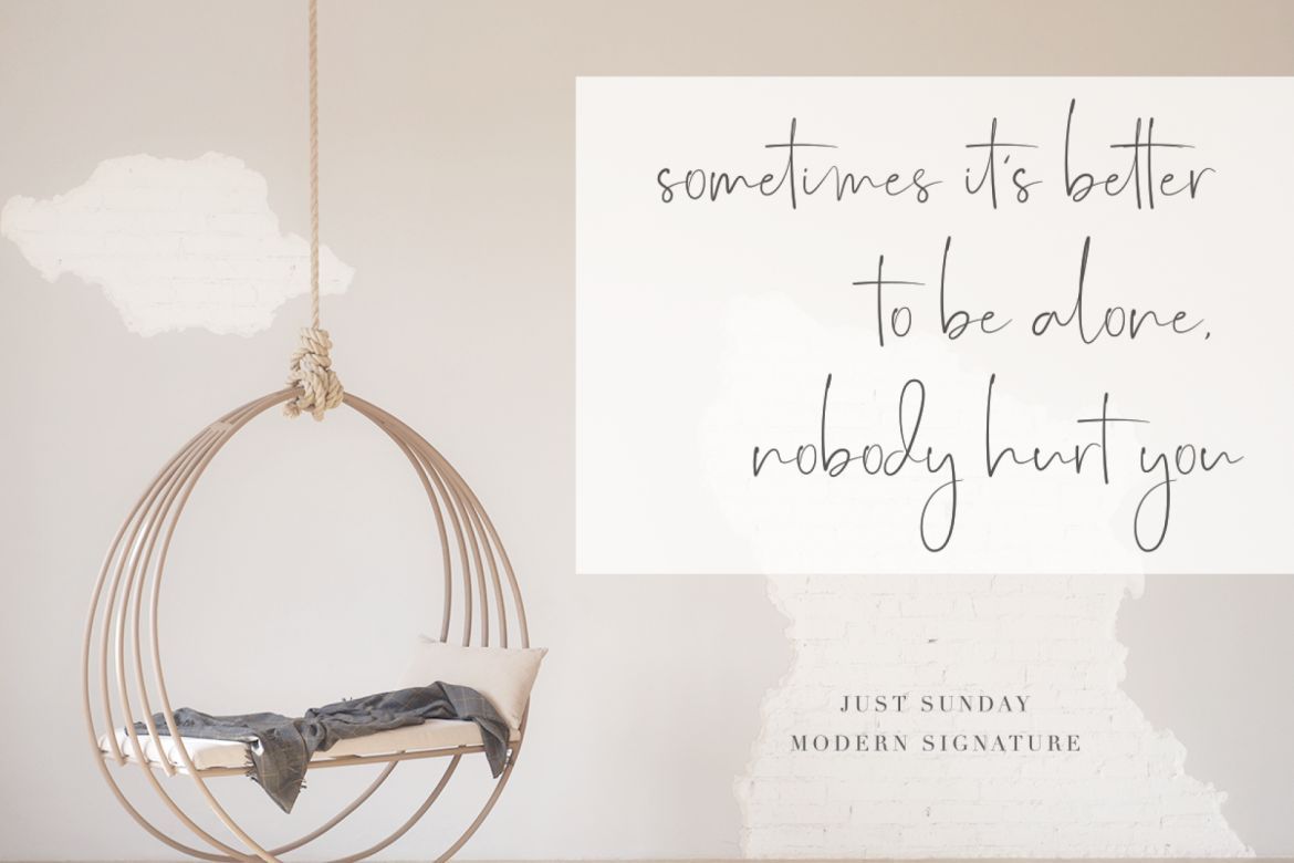 Just Sunday - Family Modern Script - view 10