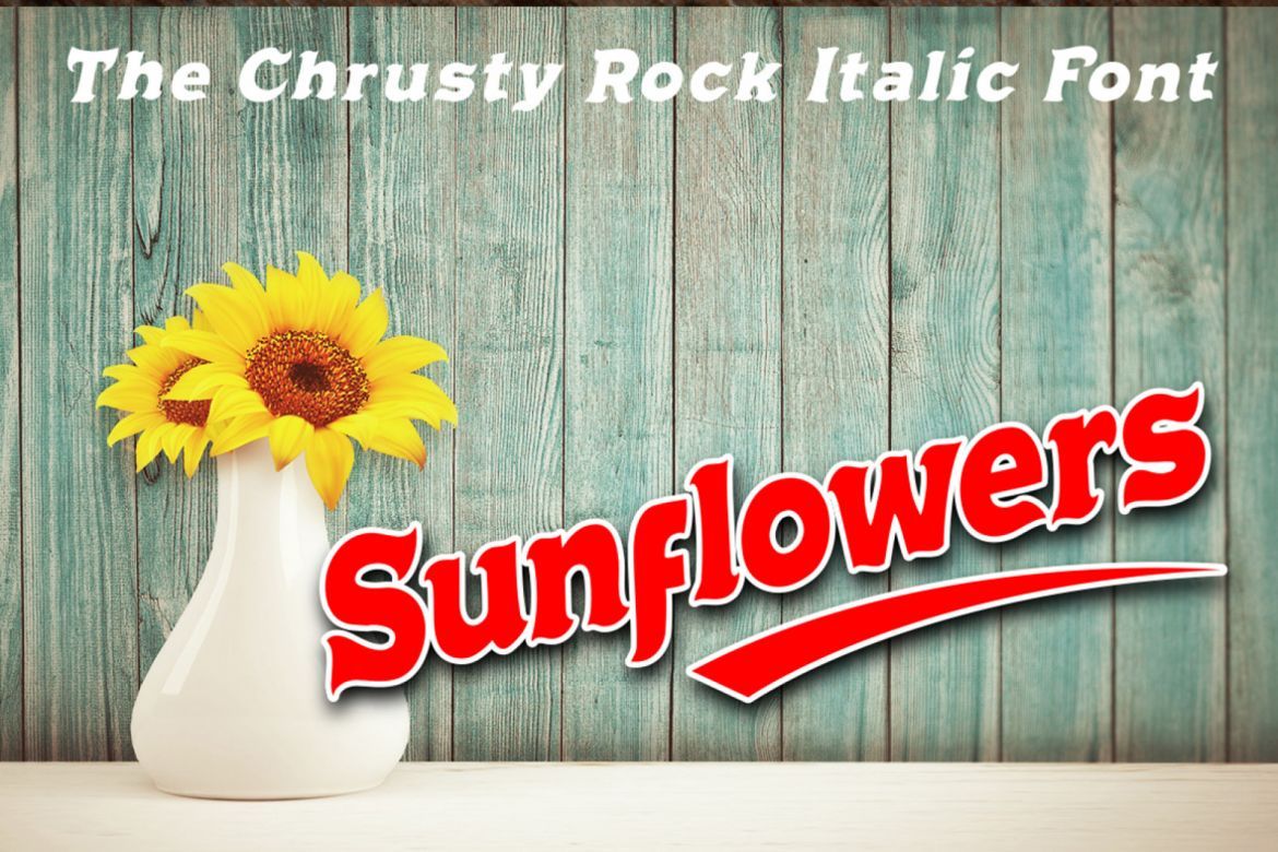 Chrusty Rock Display Font - view 3