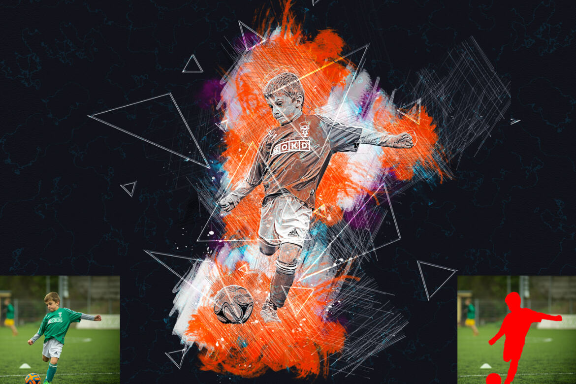 Grunge Sketch FREE Photoshop Action - view 10