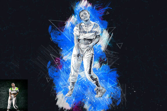 Grunge Sketch FREE Photoshop Action