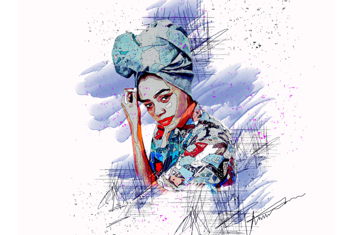 Poster Effect FREE Photoshop Action - view 12