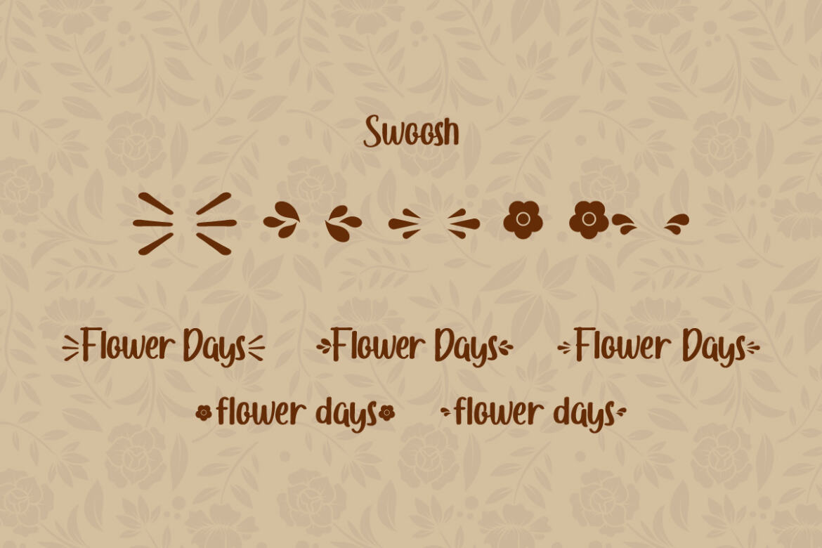 Flower Days FREE Font - view 7