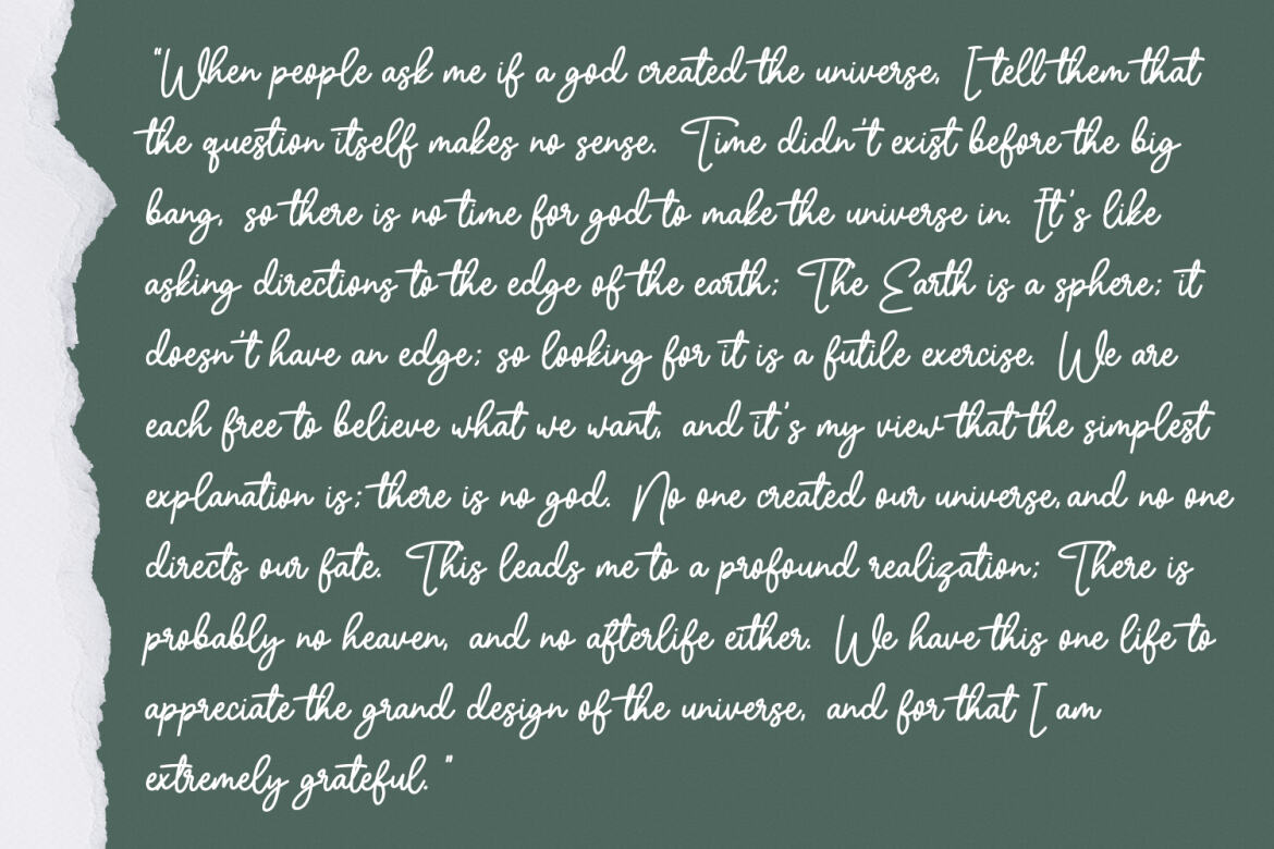 Olliverya Monoline FREE Script Font alternate