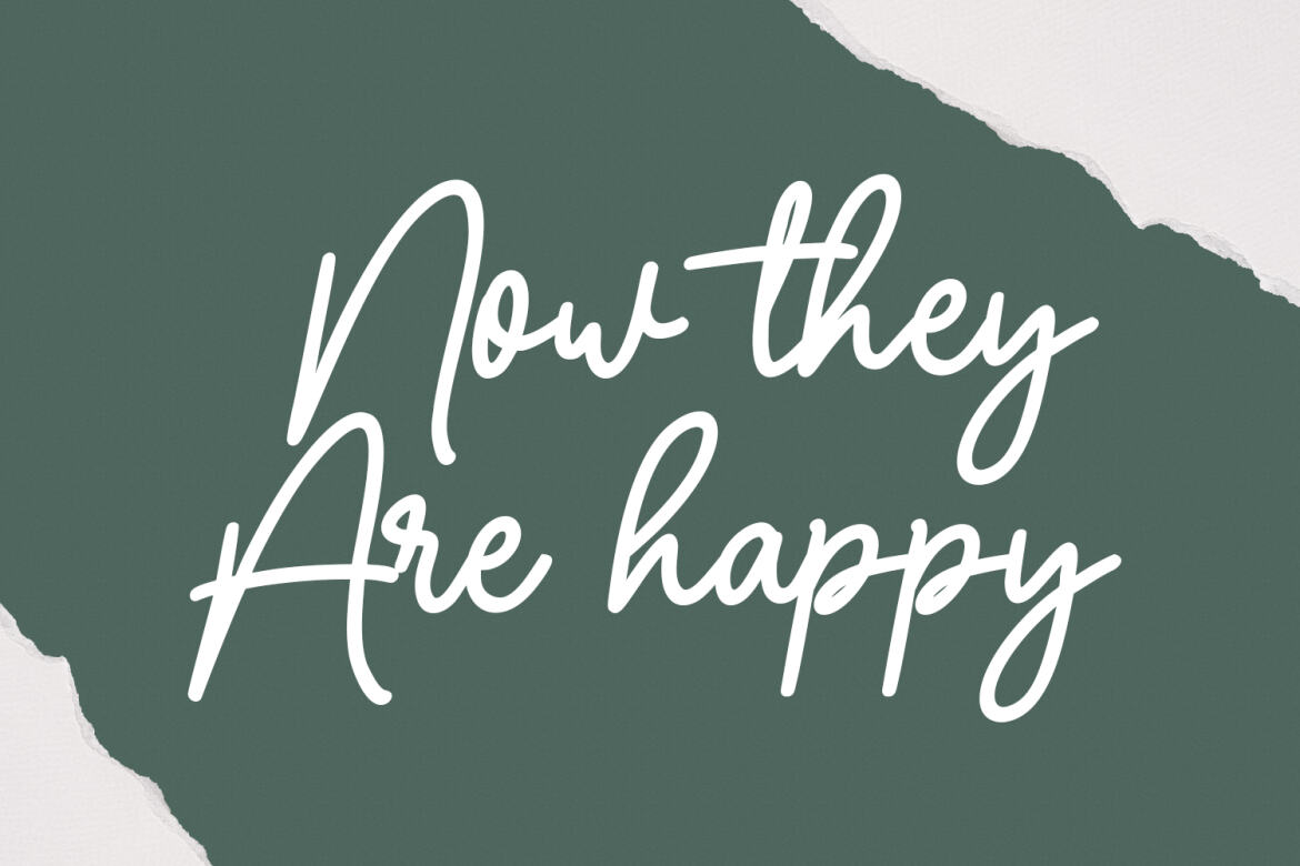 Olliverya Monoline FREE Script Font - view 5